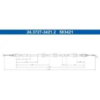 Ate Kabel, parkeerrem 24.3727-3421.2