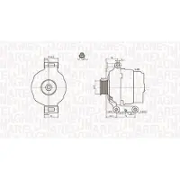 MAGNETI MARELLI 063731636010 Dynamo / Alternator