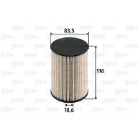 Valeo 587919 Brandstoffilter