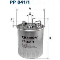 FILTRON PP 841/1 Brandstoffilter