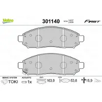 Valeo 301140 Remblokken