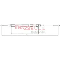 METZGER 10.4267 Handremkabel