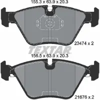 Textar Remblokset 2347402, voor