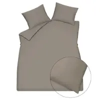 Vandyck Dekbedovertrek Satin Luxe Espresso Satijn-140 x 200 / 220 cm | 1-Persoons