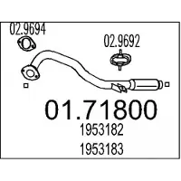 MTS 01.71800 Voorpijp