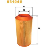 WIX FILTERS Luchtfilter 93104E