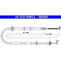 Ate 24.3727-0585.2 Handremkabel