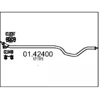 MTS Uitlaatpijp 01.42400