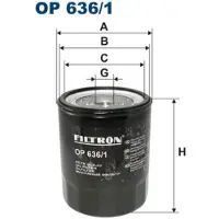 FILTRON OP 636/1 Oliefilter