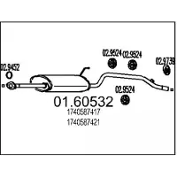 MTS 01.60532 Einddemper