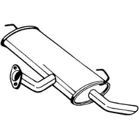 Bosal Achterste uitlaatdemper 145-335