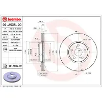 Brembo Remschijf 09.A535.21