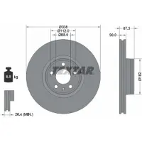 Textar Remschijf PRO+ 92345505, 1 stuk
