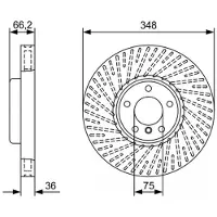 Bosch Remschijf 0 986 479 W19