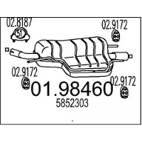 MTS 01.98460 Einddemper