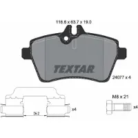 Textar 2407702 Remblokken