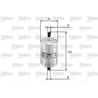 Valeo 587010 Brandstoffilter