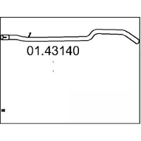 MTS 01.43140 Voorpijp