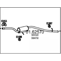 MTS 01.62570 Einddemper