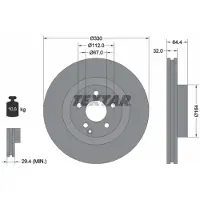 Textar 92119905 Remschijf