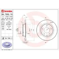 Brembo 08.7352.11 Remschijf