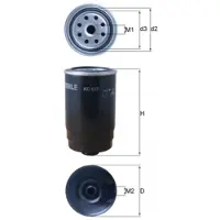 MAGNETI MARELLI 154072486370 Brandstoffilter