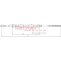 METZGER 10.4155 Handremkabel