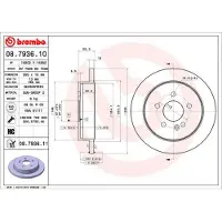 Brembo 08.7936.11 Remschijf