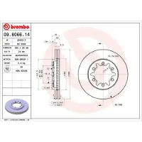 Brembo Remschijf 09.8066.14