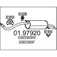 MTS 01.97920 Einddemper