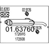 MTS 01.63760 Einddemper