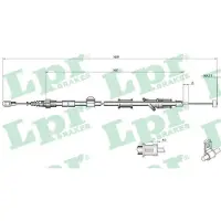 LPR C0916B Handremkabel