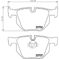 Hella Remblokkenset, schijfrem 8DB 355 010-471