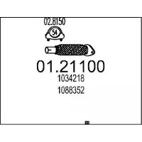 MTS 01.21100 Voorpijp
