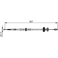 Bosch 1 987 482 794 Handremkabel