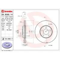Brembo 09.9589.11 Remschijf