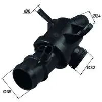 MAHLE ORIGINAL TM 40 92 Thermostaat, koelvloeistof