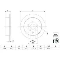 Bosch 0 986 479 G61 Remschijf