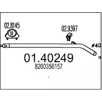 MTS 01.40249 Voorpijp