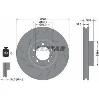 Textar 92214005 Remschijf