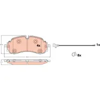 TRW Remblokset GDB2609