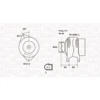 MAGNETI MARELLI 063731837010 Dynamo / Alternator
