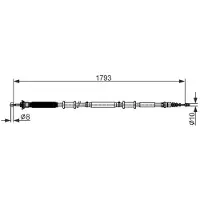 Bosch 1 987 482 580 Handremkabel