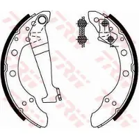TRW Remschoenset GS8092 TRW voor o.a. AUDI, SEAT, VOLKSWAGEN