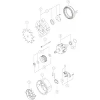 MAHLE ORIGINAL Dynamo / Alternator MG 477