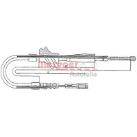 METZGER 10.7501 Handremkabel