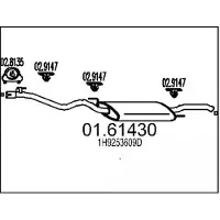 MTS Einddemper 01.61430
