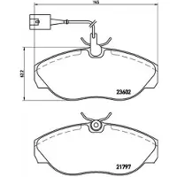 Brembo Remblokkenset, schijfrem P 23 083