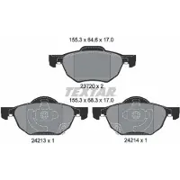 Textar Remblokset 2372001, voor