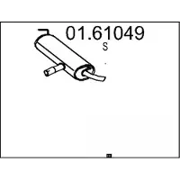 MTS 01.61049 Einddemper